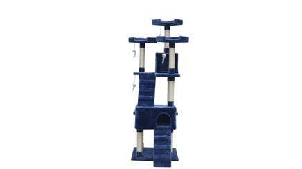 YES4PETS 180 cm Cat Kitten Scratching Post Tree W ladder-Blue Kings Warehouse 