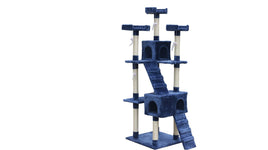 YES4PETS 180 cm Cat Kitten Scratching Post Tree W ladder-Blue Kings Warehouse 