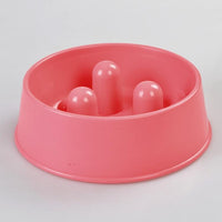 YES4PETS 2 x Medium Pet Anti Gulp Feeder Bowl Dog Cat Puppy slow food Interactive Dish Kings Warehouse 