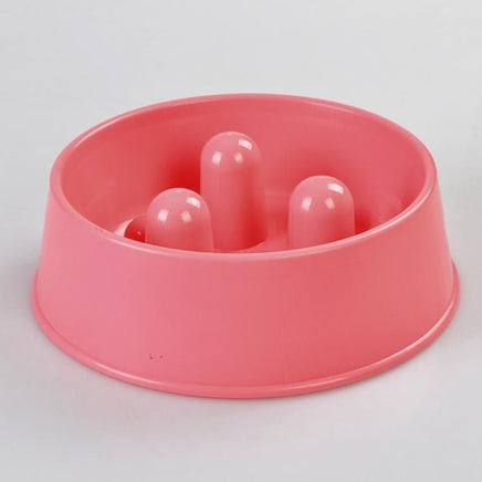 YES4PETS 2 x Medium Pet Anti Gulp Feeder Bowl Dog Cat Puppy slow food Interactive Dish Kings Warehouse 