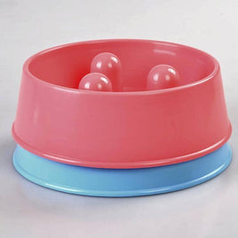 YES4PETS 2 x Medium Pet Anti Gulp Feeder Bowl Dog Cat Puppy slow food Interactive Dish Kings Warehouse 