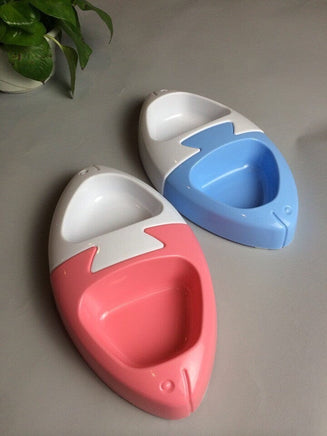 YES4PETS 2 x Medium Pet Plastic Rabbit Dog Feeding Bowls Cat Rabbit Guinea Pig Feeder Kings Warehouse 