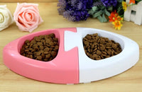 YES4PETS 2 x Medium Pet Plastic Rabbit Dog Feeding Bowls Cat Rabbit Guinea Pig Feeder Kings Warehouse 