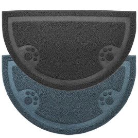 YES4PETS 2 x Pet Food Bowl Placemat Waterproof Leakproof Rubber Feeder Mat Non Slip Floor Kings Warehouse 