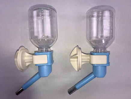 YES4PETS 2 x Pet Hanging Water Bottle No Drip Water Dispenser Rabbit Dog Cat Drinking Bottle-Blue Kings Warehouse 