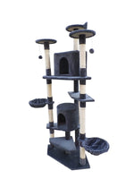 YES4PETS 200 cm Cat Scratching Post Tree Scratcher Corner Tower Furniture- Grey Kings Warehouse 