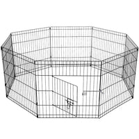 YES4PETS 24' Dog Rabbit Playpen Exercise Puppy Enclosure Fence With Cover Kings Warehouse 