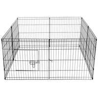 YES4PETS 24' Dog Rabbit Playpen Exercise Puppy Enclosure Fence With Cover Kings Warehouse 