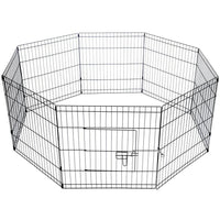 YES4PETS 24' Dog Rabbit Playpen Exercise Puppy Enclosure Fence With Cover Kings Warehouse 