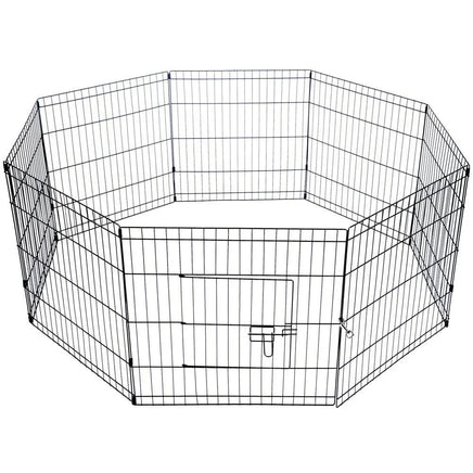 YES4PETS 24' Dog Rabbit Playpen Exercise Puppy Enclosure Fence With Cover Kings Warehouse 