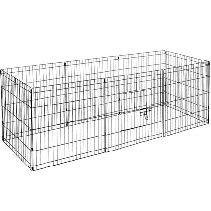 YES4PETS 24' Dog Rabbit Playpen Exercise Puppy Enclosure Fence With Cover Kings Warehouse 