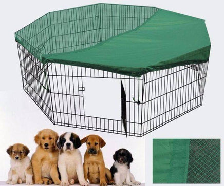 YES4PETS 24' Dog Rabbit Playpen Exercise Puppy Enclosure Fence With Cover Kings Warehouse 