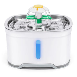 YES4PETS 2.5L Automatic Electric Pet Water Fountain Dog Cat Water Feeder Bowl Dispenser Kings Warehouse 