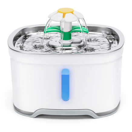YES4PETS 2.5L Automatic Electric Pet Water Fountain Dog Cat Water Feeder Bowl Dispenser Kings Warehouse 