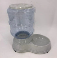 YES4PETS 3.8 L Gravity Pet Dog Cat Guinea Pig Food Feeder Bowl Dispenser Kings Warehouse 