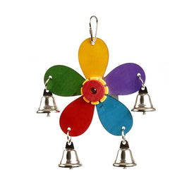 YES4PETS 4 x Small Hanging Bird Parrot Parakeet Cockatiel Budgie Bell Toy Kings Warehouse 