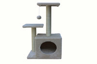 YES4PETS 71cm Beige Cat Scratching Tree Scratcher Post Pole Furniture Gym House Kings Warehouse 