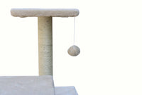 YES4PETS 71cm Beige Cat Scratching Tree Scratcher Post Pole Furniture Gym House Kings Warehouse 