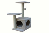 YES4PETS 71cm Beige Cat Scratching Tree Scratcher Post Pole Furniture Gym House Kings Warehouse 