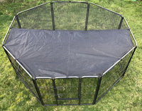 YES4PETS 80 cm Heavy Duty Pet Dog Puppy Cat Rabbit Exercise Playpen Fence With Cover Kings Warehouse 