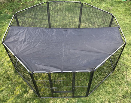YES4PETS 80 cm Heavy Duty Pet Dog Puppy Cat Rabbit Exercise Playpen Fence With Cover Kings Warehouse 