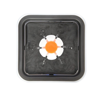 YES4PETS Automatic Electric Pet Water Fountain Dog Cat Water Feeder Bowl Dispenser W LED Black Kings Warehouse 