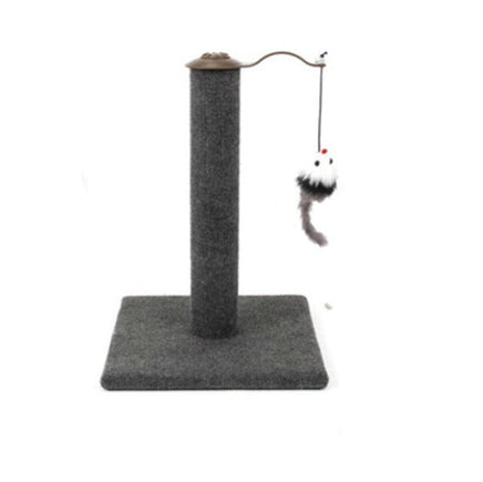 YES4PETS Cat Kitten Single Scratching Post with Toy-Grey Kings Warehouse 