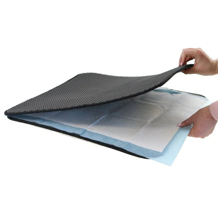 YES4PETS Double Layer Cat Litter Tray Trap Mat Catch Cat Litter House Box Pad Toilet Mat Kings Warehouse 