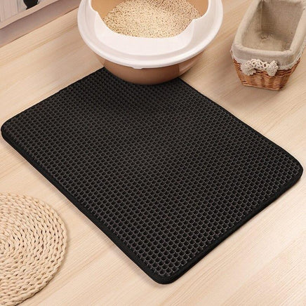 YES4PETS Double Layer Cat Litter Tray Trap Mat Catch Cat Litter House Box Pad Toilet Mat Kings Warehouse 