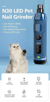 YES4PETS Electric Pet Dog Cat Quiet Nail Grinder Clipper Cutter Grooming Trimmer Kings Warehouse 
