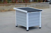 YES4PETS Grey Small Chicken Coop Rabbit Hutch Ferret Cage Guinea Pig Dog Cat Nesting Box Kings Warehouse 