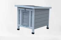 YES4PETS Grey Small Chicken Coop Rabbit Hutch Ferret Cage Guinea Pig Dog Cat Nesting Box Kings Warehouse 