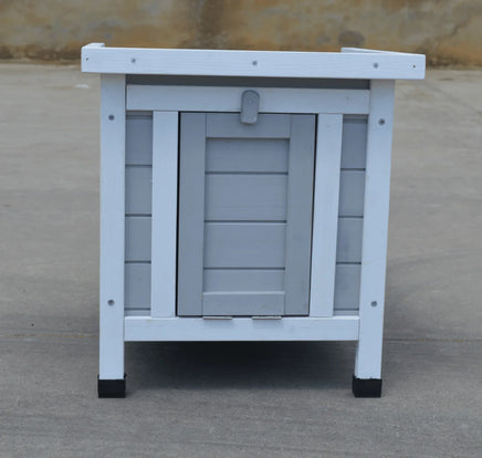 YES4PETS Grey Small Chicken Coop Rabbit Hutch Ferret Cage Guinea Pig Dog Cat Nesting Box Kings Warehouse 