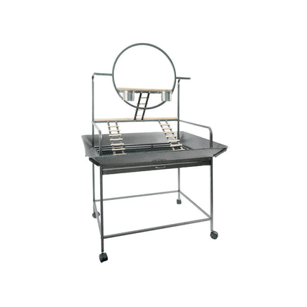 YES4PETS Large Bird Cage Parrot Playpen Gym Toy Stand With Ladder On Wheels Kings Warehouse 