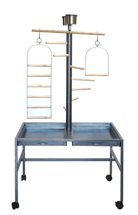 YES4PETS Large Bird Parrot Playpen Gym Toy Stand On Wheels Kings Warehouse 