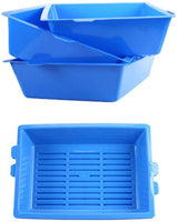 YES4PETS Lift and Sift Self Cleaning Kitty Litter Trays Cat Litter Tray Toilet Sifting Slotted Trays Kings Warehouse 