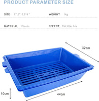 YES4PETS Lift and Sift Self Cleaning Kitty Litter Trays Cat Litter Tray Toilet Sifting Slotted Trays Kings Warehouse 