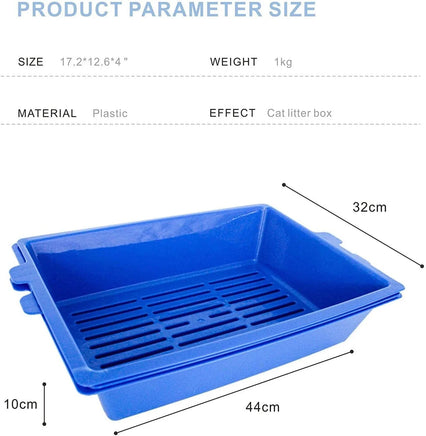YES4PETS Lift and Sift Self Cleaning Kitty Litter Trays Cat Litter Tray Toilet Sifting Slotted Trays Kings Warehouse 
