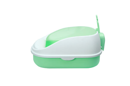 YES4PETS Medium Portable Cat Toilet Litter Box Tray with Scoop Green Kings Warehouse 