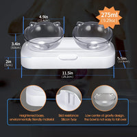 YES4PETS Pet Bowl Water Bowls Portable Anti Slip Skid Feeder Dog Rabbit Cat Kings Warehouse 