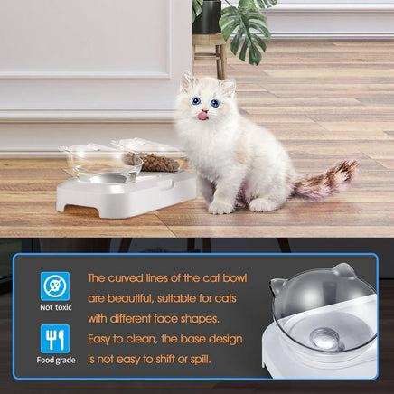 YES4PETS Pet Bowl Water Bowls Portable Anti Slip Skid Feeder Dog Rabbit Cat Kings Warehouse 
