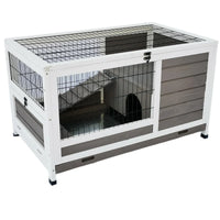 YES4PETS Rabbit Hutch Cat House Cage Guinea Pig Ferret Cage Kings Warehouse 