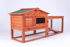 YES4PETS Rabbit Hutch Metal Run Wooden Cage Guinea Pig Cage House Kings Warehouse 