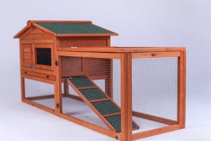 YES4PETS Rabbit Hutch Metal Run Wooden Cage Guinea Pig Cage House Kings Warehouse 