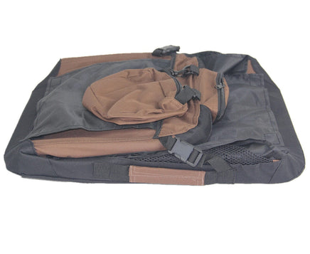YES4PETS Small Foldable Soft Dog Cat Puppy Rabbit Crate Bag With Curtain-Brown Pet Care Kings Warehouse 