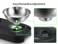 YES4PETS Stainless Steel Pet Bowl Water Bowls Portable Anti Slip Skid Feeder Dog Rabbit Cat Kings Warehouse 