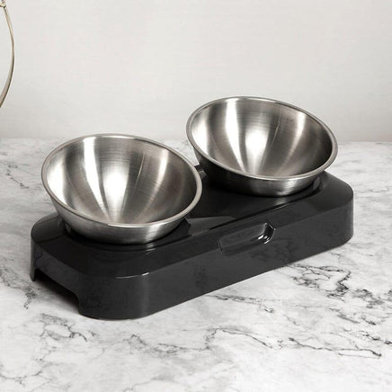 YES4PETS Stainless Steel Pet Bowl Water Bowls Portable Anti Slip Skid Feeder Dog Rabbit Cat Kings Warehouse 