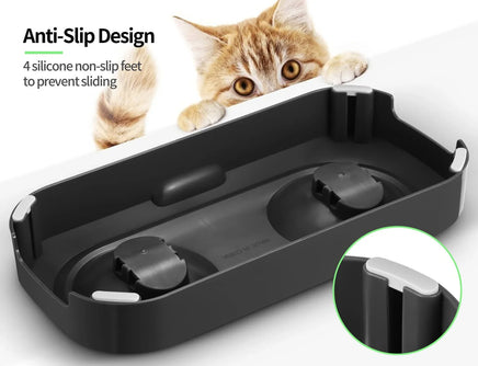 YES4PETS Stainless Steel Pet Bowl Water Bowls Portable Anti Slip Skid Feeder Dog Rabbit Cat Kings Warehouse 