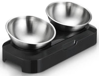 YES4PETS Stainless Steel Pet Bowl Water Bowls Portable Anti Slip Skid Feeder Dog Rabbit Cat Kings Warehouse 