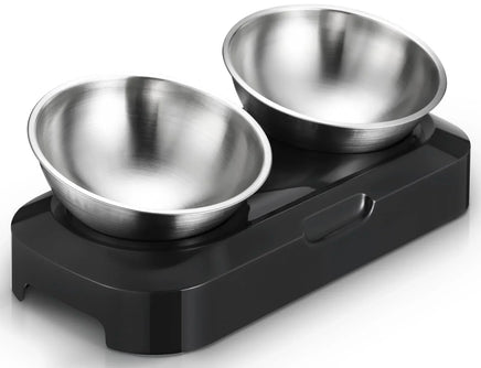 YES4PETS Stainless Steel Pet Bowl Water Bowls Portable Anti Slip Skid Feeder Dog Rabbit Cat Kings Warehouse 